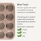 Non Toxic Nonstick 12 Cup Muffin Pan | PFOA BPA free Nontoxic Cupcake Tin | Best Non Stick Muffin Pans | Muffin tins | Cupcakes Tray | Carbon Steel Bakeware Mold Trays